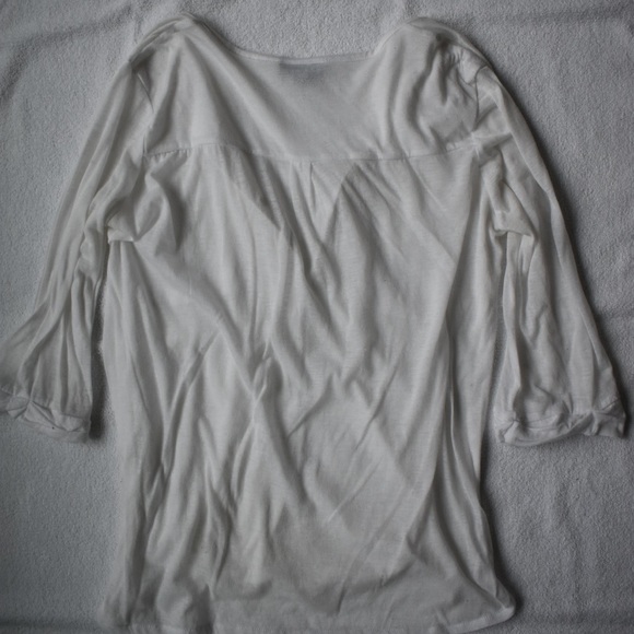 Topshop white cotton button up - Picture 8 of 8